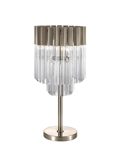 Belize Table Lamp - Clear Glass - Exclusive Lighting Ltd