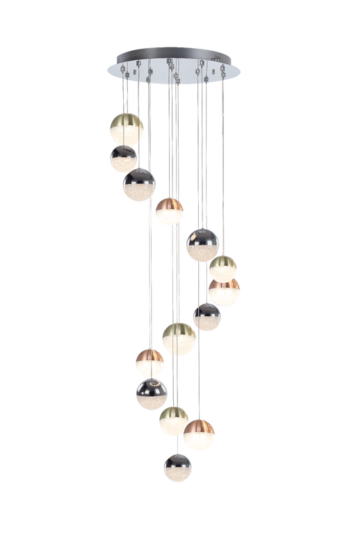 Glitterball Large Spiral - Exclusive Lighting Ltd