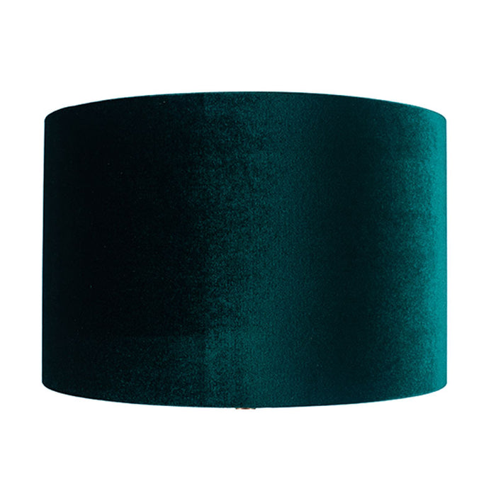 Lily Forest Green Velvet Shade - Exclusive Lighting Ltd