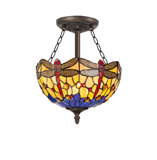 Dragonfly Semi Flush - Exclusive Lighting Ltd