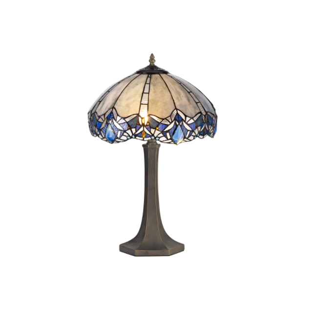 Odette Large Table Lamp - Exclusive Lighting Ltd
