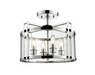 Eton Semi Flush Lantern - Exclusive Lighting Ltd
