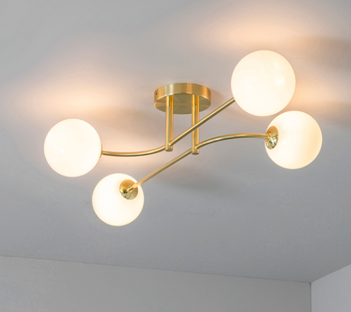 Kayden Long Semi Flush - Exclusive Lighting Ltd