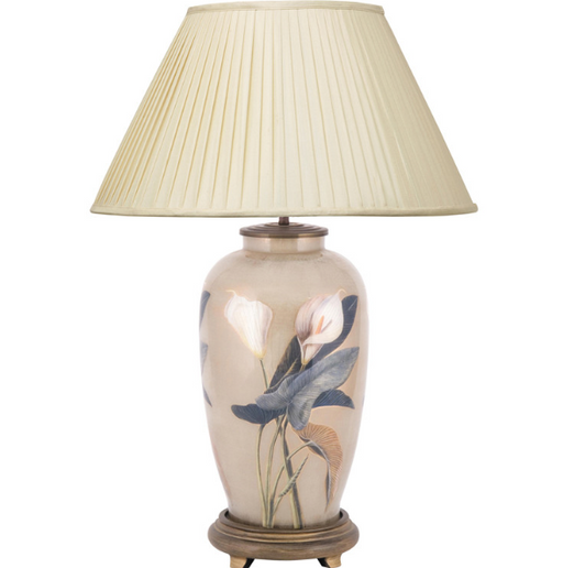 Cade Tall Floral Base - Exclusive Lighting Ltd