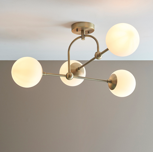 Hepta Semi Flush - Exclusive Lighting Ltd