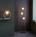 Kai Silver Floor Lamp - Exclusive Lighting Ltd