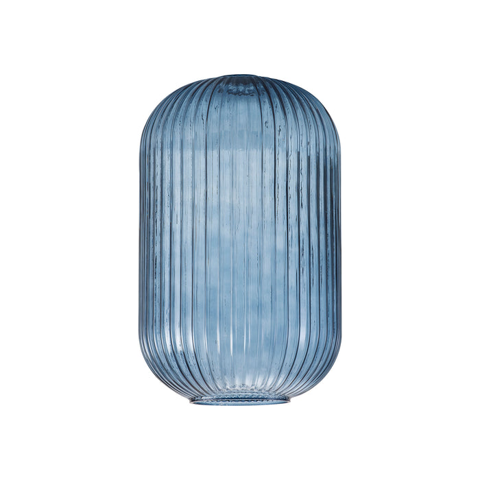 Armada Tubular Ribbed Glass Shade - Exclusive Lighting Ltd
