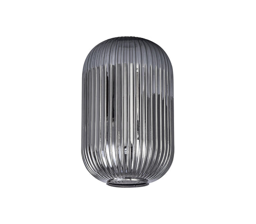 Armada Tubular Ribbed Glass Shade - Exclusive Lighting Ltd