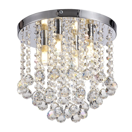 Tundra Crystal Semi Flush 💧 - Exclusive Lighting Ltd