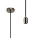 Bola Suspension - Black Cable 1 Metre - Exclusive Lighting Ltd