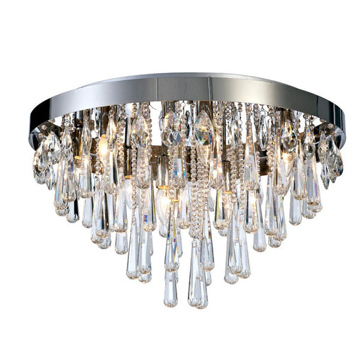 Bella Crystal Semi Flush - Exclusive Lighting Ltd