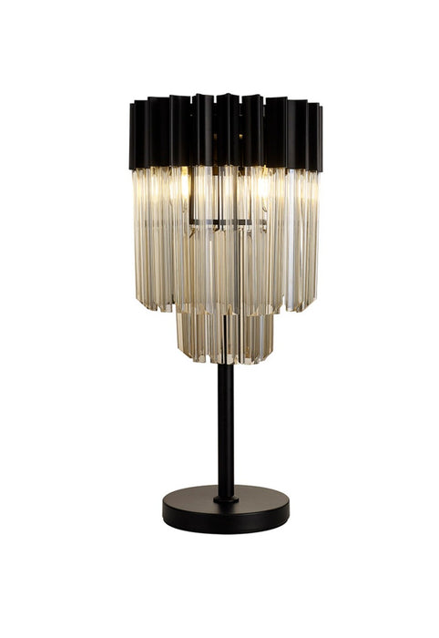 Belize Table Lamp - Cognac Glass - Exclusive Lighting Ltd