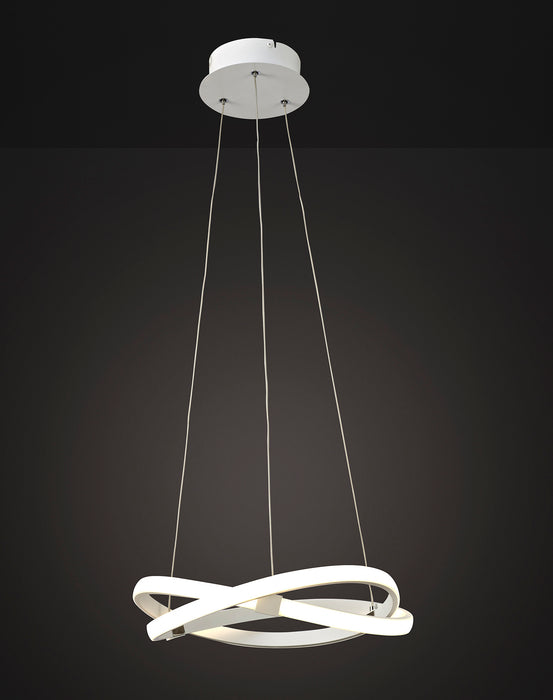 Eternity White LED Pendant - Exclusive Lighting Ltd