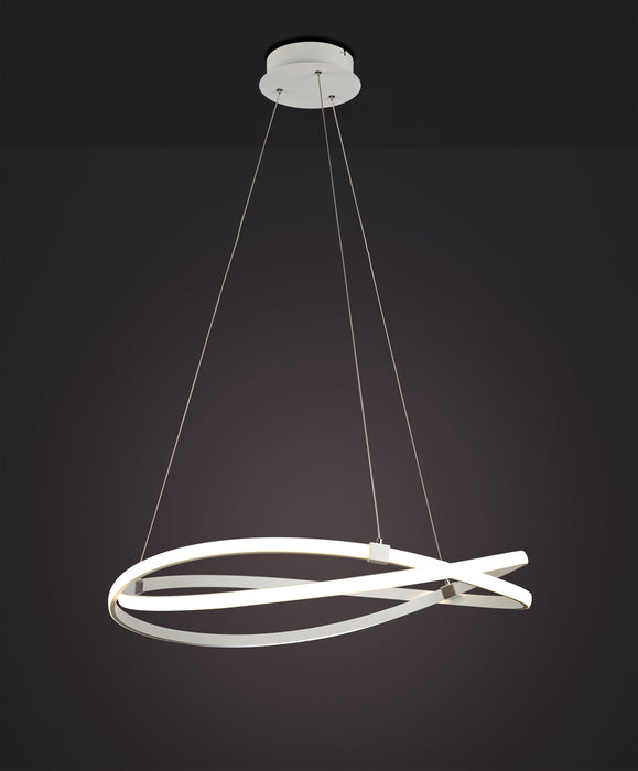 Eternity White LED Pendant - Exclusive Lighting Ltd
