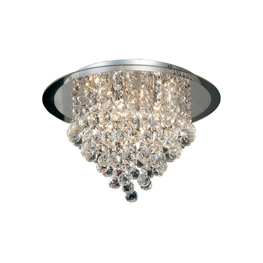 Evelyn Crystal Semi Flush - Exclusive Lighting Ltd