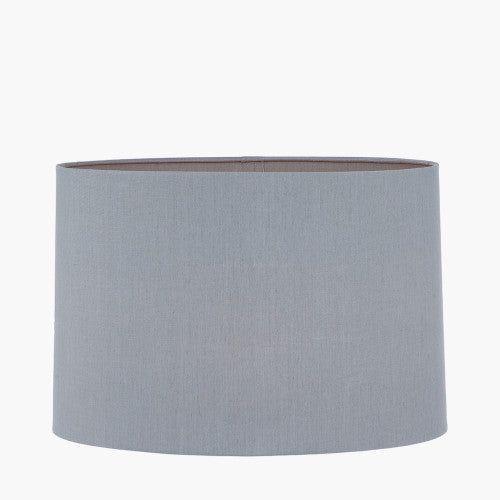 Emily Grey Oval Shade - Exclusive Lighting Ltd