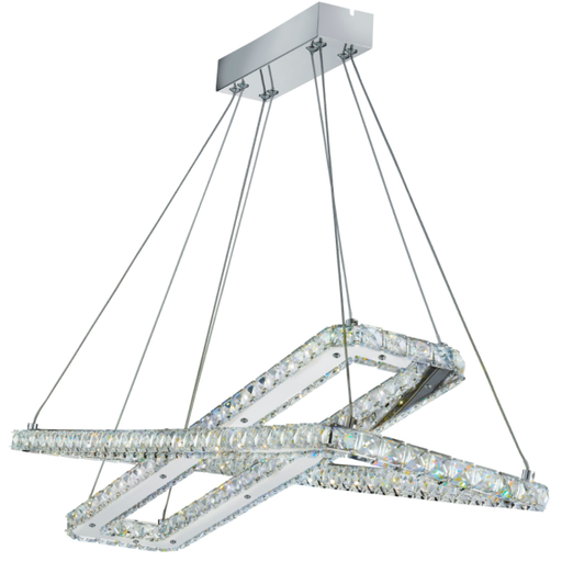 Ice LED Rectangle Pendant - Exclusive Lighting Ltd
