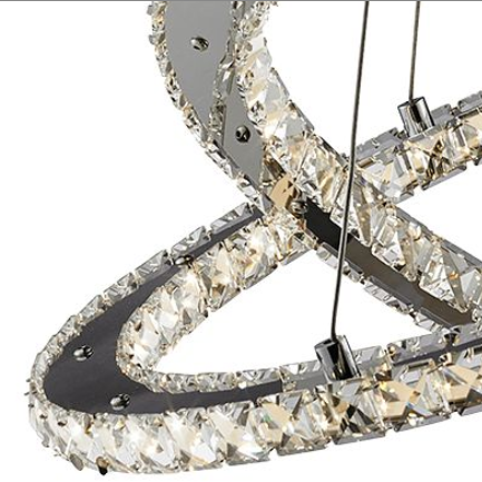 Ice LED Ring Pendant - Exclusive Lighting Ltd