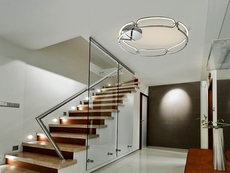 Infinity LED Semi Flush - Exclusive Lighting Ltd