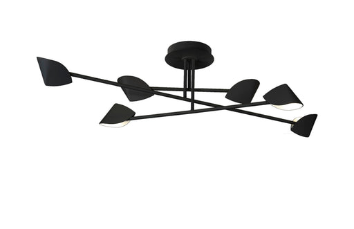 Iowa Large LED Semi Flush - Exclusive Lighting Ltd