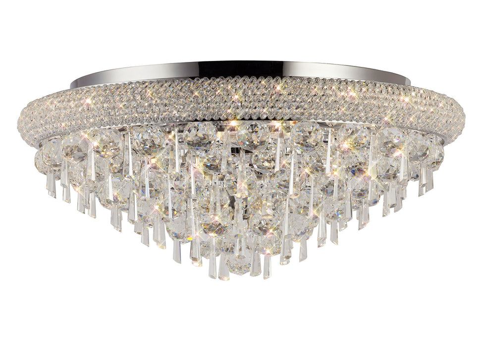 Liberty Crystal Semi Flush - Exclusive Lighting Ltd