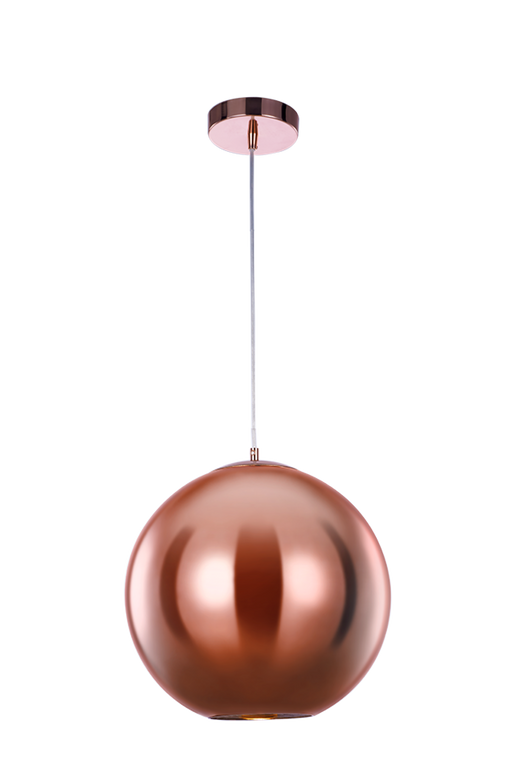 Mars Single Copper Pendant - Exclusive Lighting Ltd