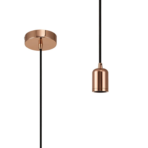 Bola Suspension - Black Cable 1 Metre - Exclusive Lighting Ltd
