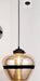 Rialto Amber Pendant - Exclusive Lighting Ltd