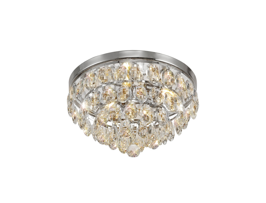 Skye Crystal Flush Fitting - Exclusive Lighting Ltd
