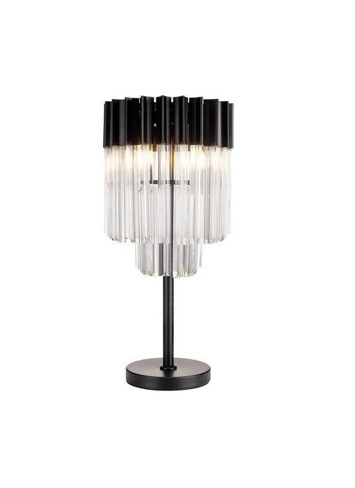 Belize Table Lamp - Clear Glass - Exclusive Lighting Ltd