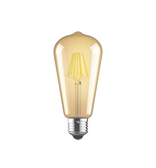 LED E27 8w Pear Amber Warm White : Dimmable - Exclusive Lighting Ltd